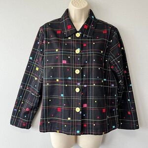 Studio Works Colorful Blazer Jacket Size MP